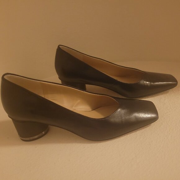 FRANCO SARTO PISA PUMP, BLACK, SIZE 7.5 - Picture 2 of 7